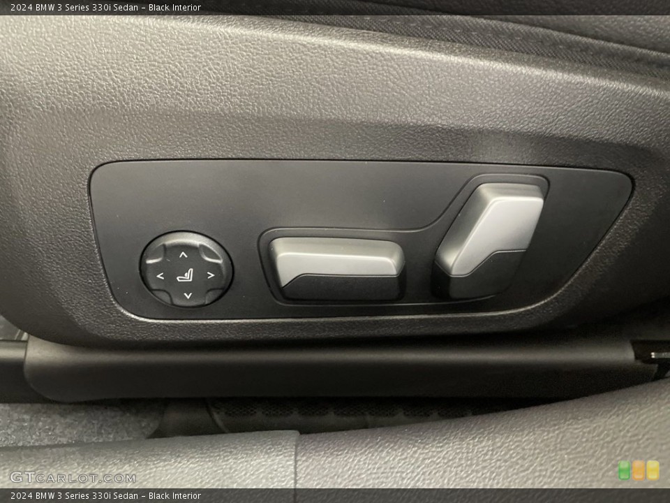 Black Interior Front Seat for the 2024 BMW 3 Series 330i Sedan #146638963