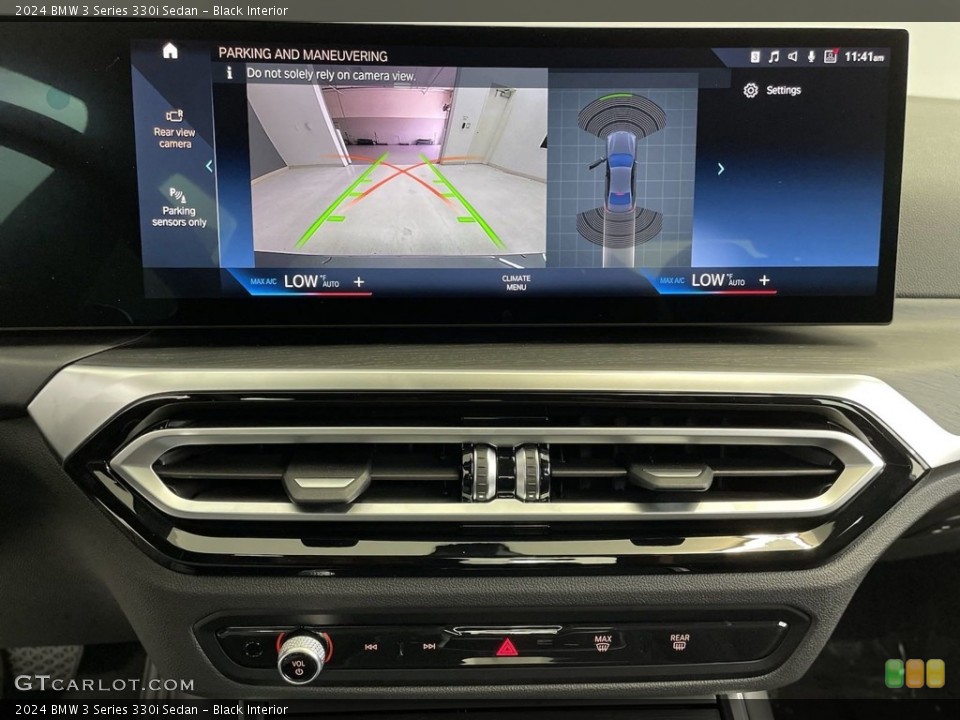 Black Interior Controls for the 2024 BMW 3 Series 330i Sedan #146639146