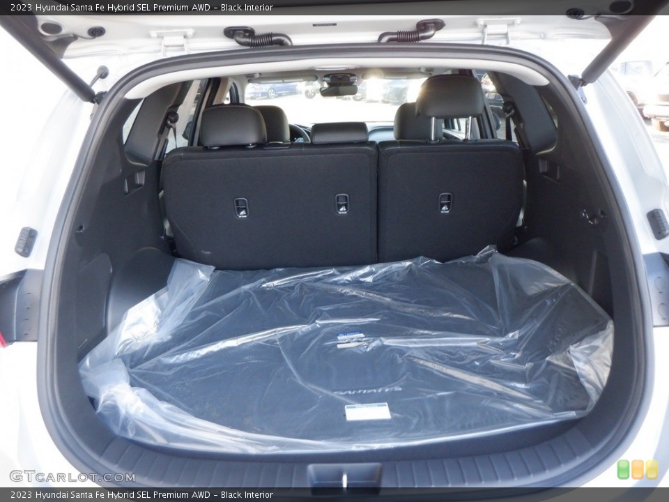 Black Interior Trunk for the 2023 Hyundai Santa Fe Hybrid SEL Premium AWD #146639770