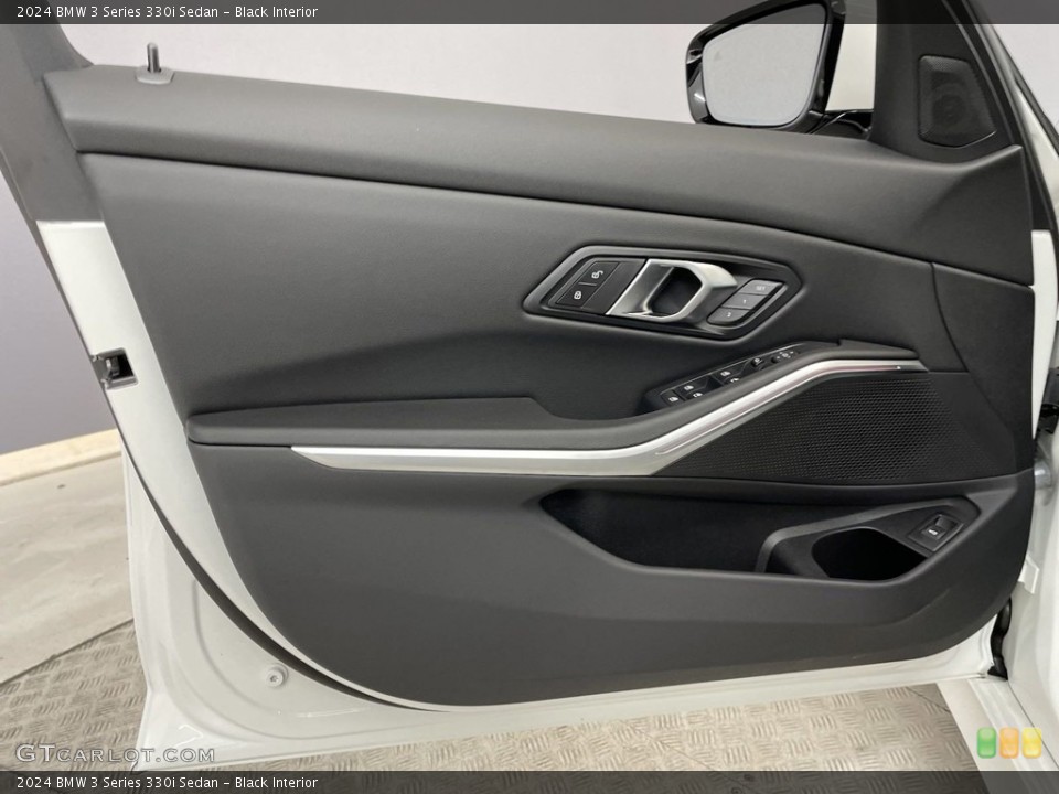 Black Interior Door Panel for the 2024 BMW 3 Series 330i Sedan #146640019