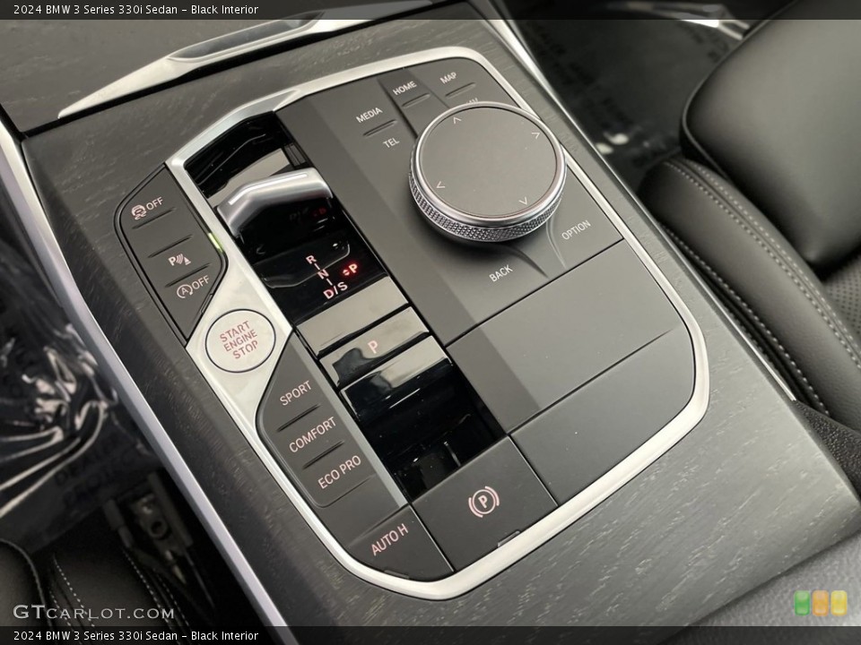 Black Interior Transmission for the 2024 BMW 3 Series 330i Sedan #146640250