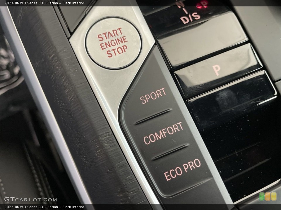 Black Interior Controls for the 2024 BMW 3 Series 330i Sedan #146640270
