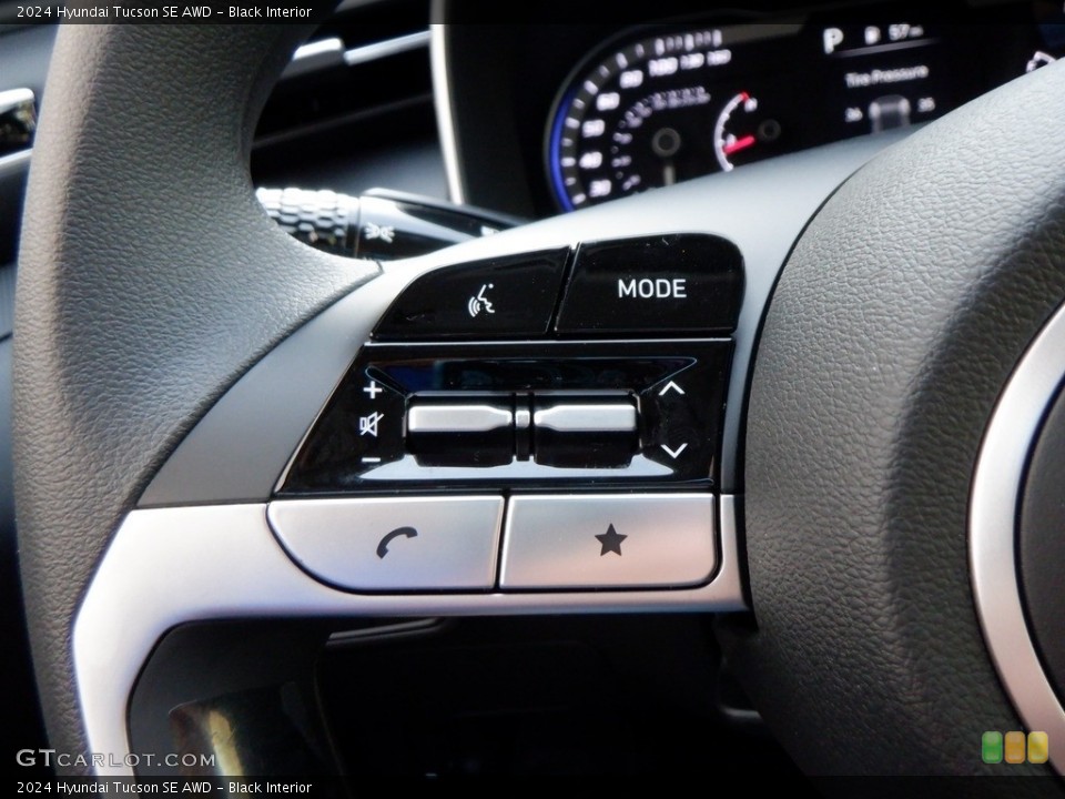 Black Interior Steering Wheel for the 2024 Hyundai Tucson SE AWD #146640895