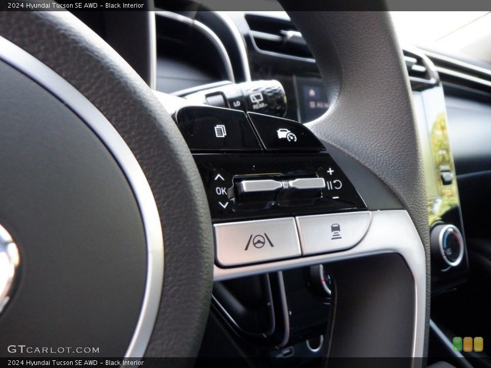 Black Interior Steering Wheel for the 2024 Hyundai Tucson SE AWD #146640910