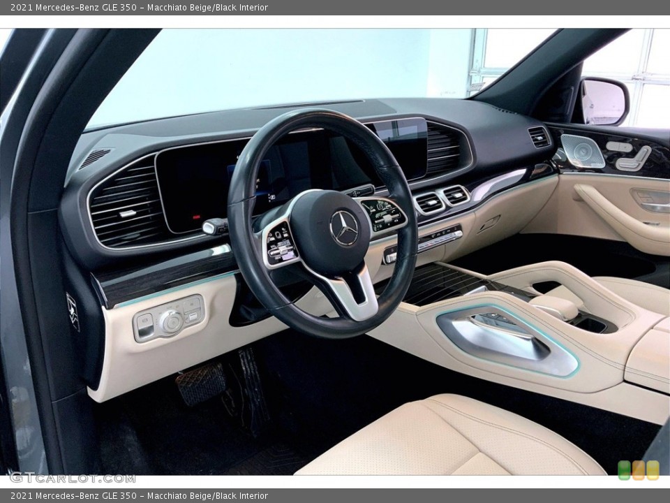 Macchiato Beige/Black 2021 Mercedes-Benz GLE Interiors
