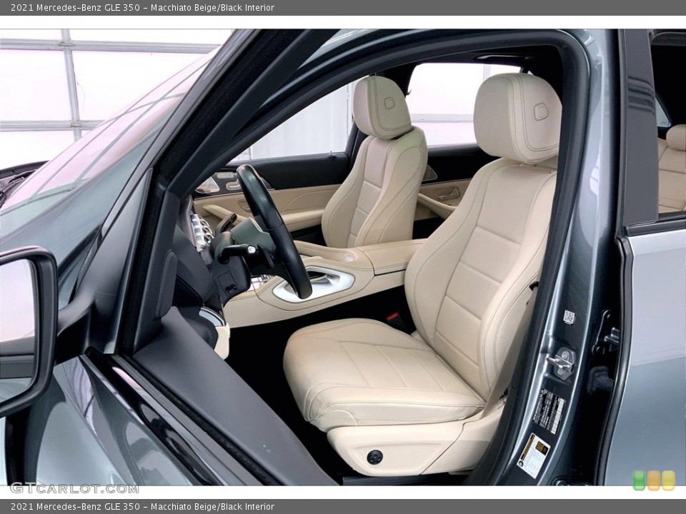 Macchiato Beige/Black Interior Front Seat for the 2021 Mercedes-Benz GLE 350 #146641000