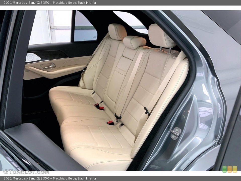 Macchiato Beige/Black Interior Rear Seat for the 2021 Mercedes-Benz GLE 350 #146641021