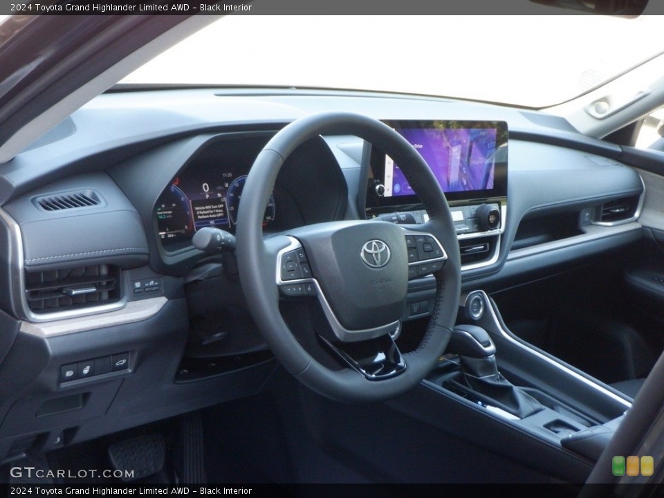 Black Interior Dashboard for the 2024 Toyota Grand Highlander Limited AWD #146642539