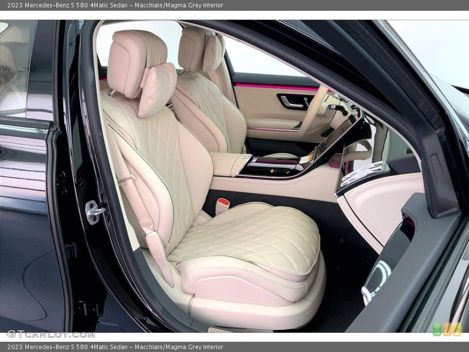 Macchiato/Magma Grey Interior Photo for the 2023 Mercedes-Benz S 580 4Matic Sedan #146642569