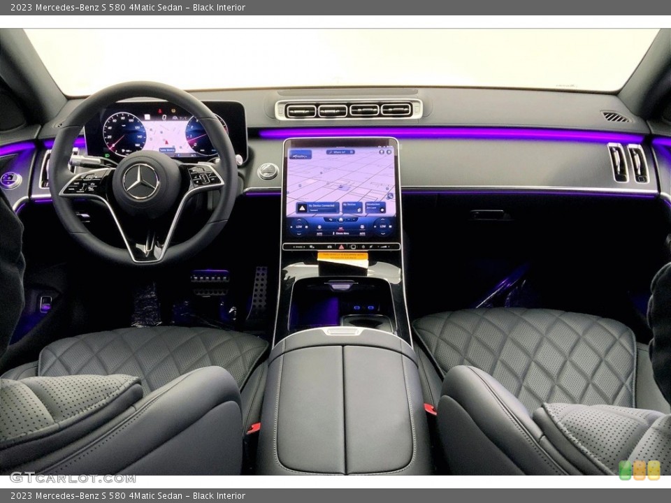 Black Interior Prime Interior for the 2023 Mercedes-Benz S 580 4Matic Sedan #146642647