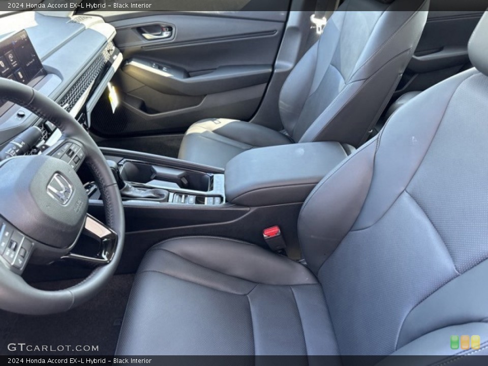 Black Interior Front Seat for the 2024 Honda Accord EX-L Hybrid #146642809