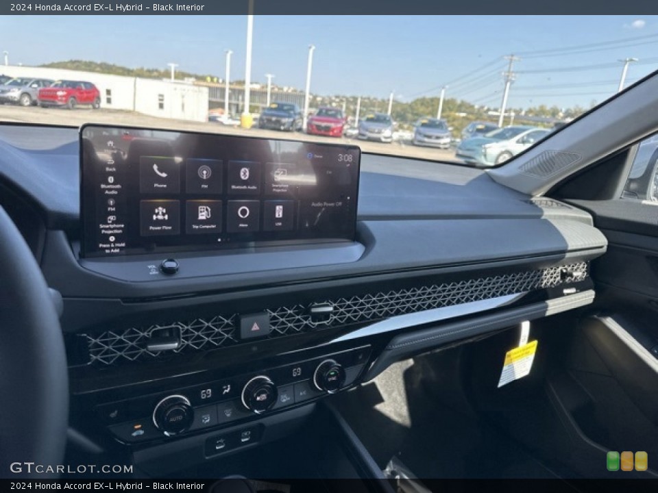 Black Interior Dashboard for the 2024 Honda Accord EX-L Hybrid #146642812
