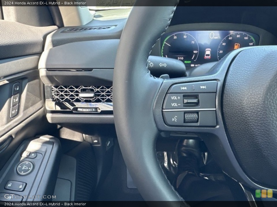 Black Interior Steering Wheel for the 2024 Honda Accord EX-L Hybrid #146642851