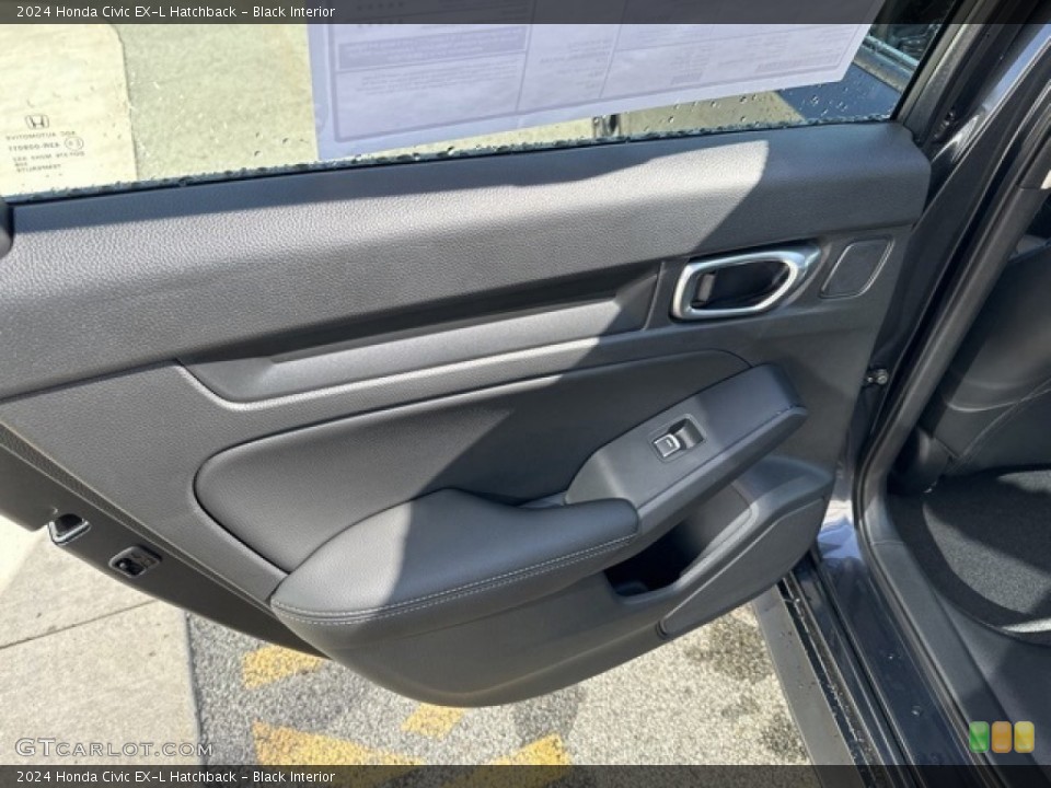 Black Interior Door Panel for the 2024 Honda Civic EX-L Hatchback #146642947