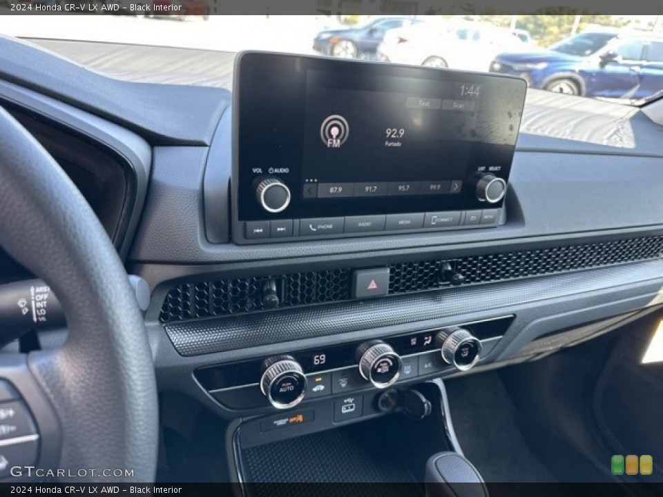 Black Interior Controls for the 2024 Honda CR-V LX AWD #146642983