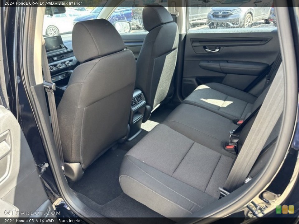 Black Interior Rear Seat for the 2024 Honda CR-V LX AWD #146643031