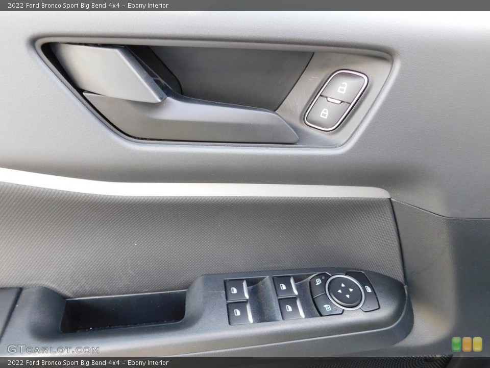 Ebony Interior Door Panel for the 2022 Ford Bronco Sport Big Bend 4x4 #146644132