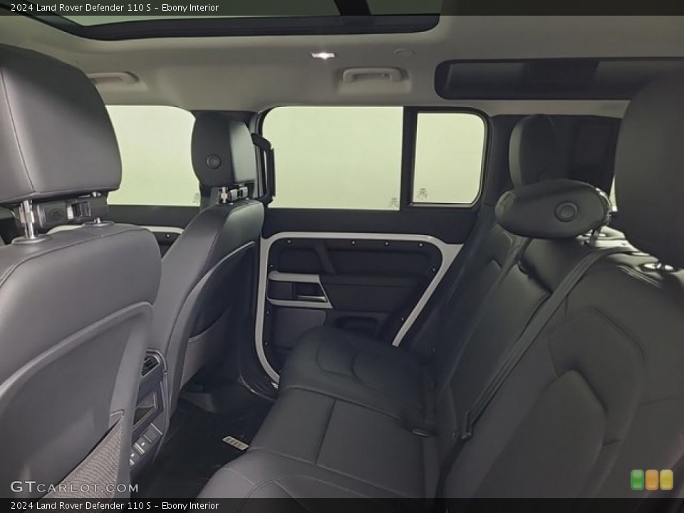 Ebony Interior Rear Seat for the 2024 Land Rover Defender 110 S #146644715