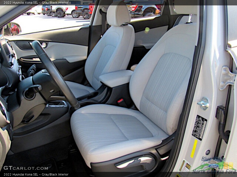 Gray/Black Interior Photo for the 2022 Hyundai Kona SEL #146644845