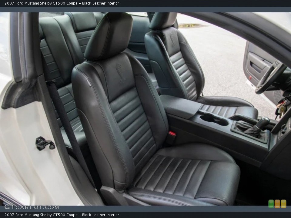 Black Leather 2007 Ford Mustang Interiors