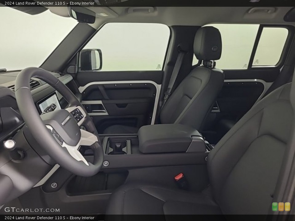 Ebony Interior Front Seat for the 2024 Land Rover Defender 110 S #146644923