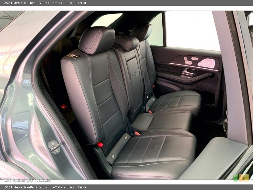 Black Interior Rear Seat for the 2021 Mercedes-Benz GLE 350 4Matic #146645057