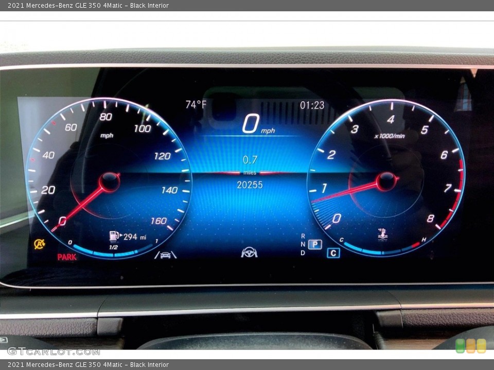 Black Interior Gauges for the 2021 Mercedes-Benz GLE 350 4Matic #146645157