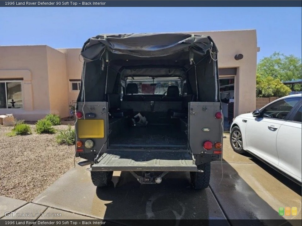 Black Interior Trunk for the 1996 Land Rover Defender 90 Soft Top #146645503