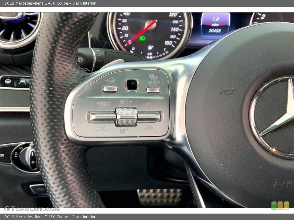 Black Interior Steering Wheel for the 2019 Mercedes-Benz E 450 Coupe #146645807