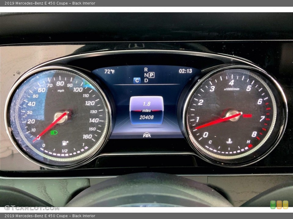 Black Interior Gauges for the 2019 Mercedes-Benz E 450 Coupe #146645855