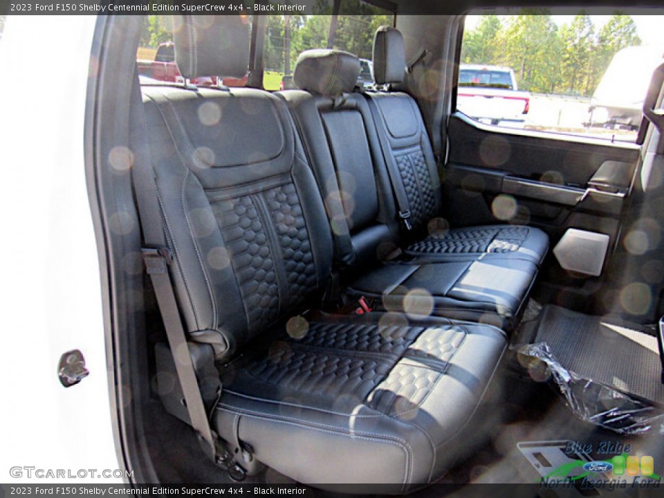 Black Interior Rear Seat for the 2023 Ford F150 Shelby Centennial Edition SuperCrew 4x4 #146646213