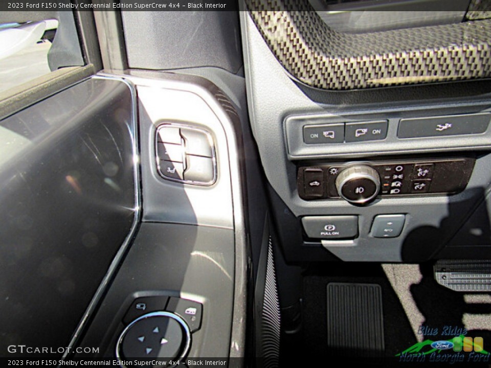 Black Interior Controls for the 2023 Ford F150 Shelby Centennial Edition SuperCrew 4x4 #146646373