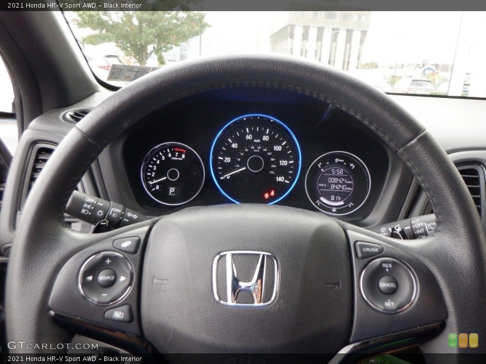 Black Interior Steering Wheel for the 2021 Honda HR-V Sport AWD #146646380