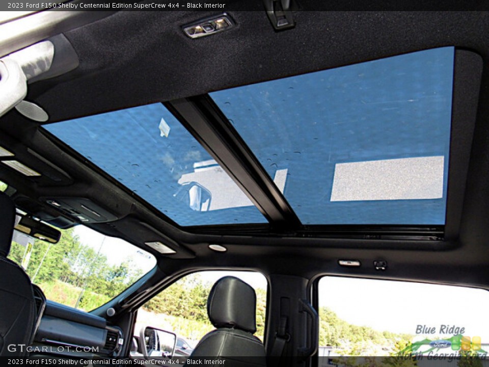 Black Interior Sunroof for the 2023 Ford F150 Shelby Centennial Edition SuperCrew 4x4 #146646409