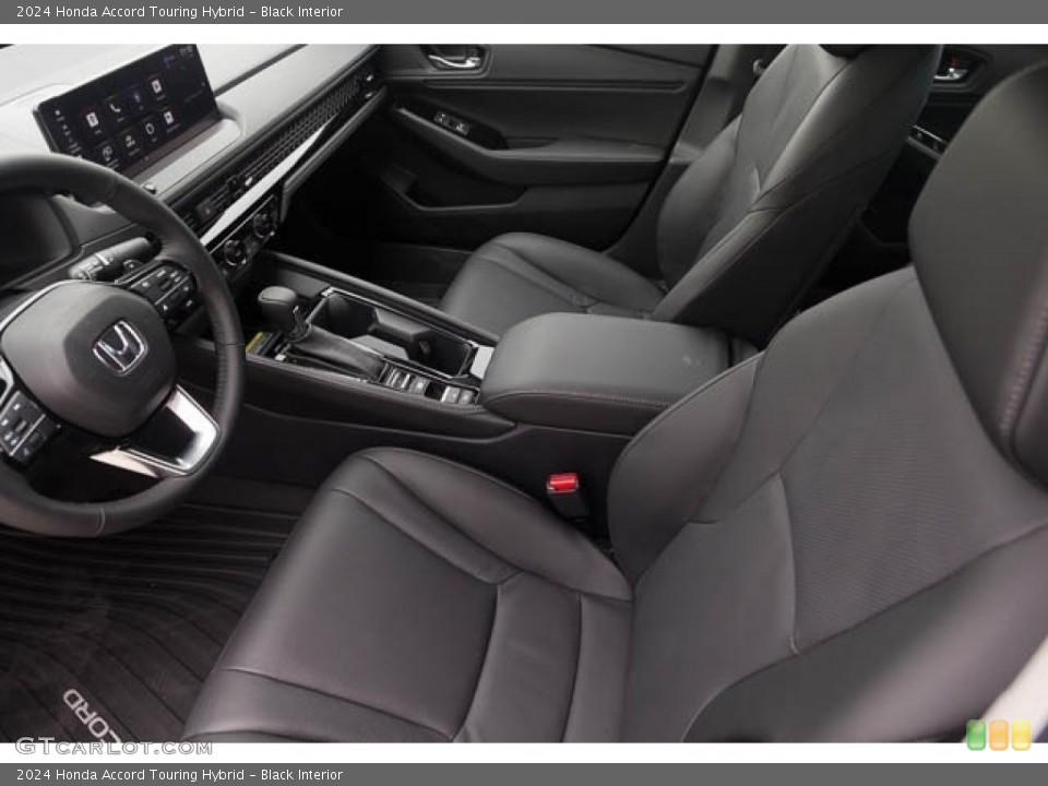 Black Interior Front Seat for the 2024 Honda Accord Touring Hybrid #146646614