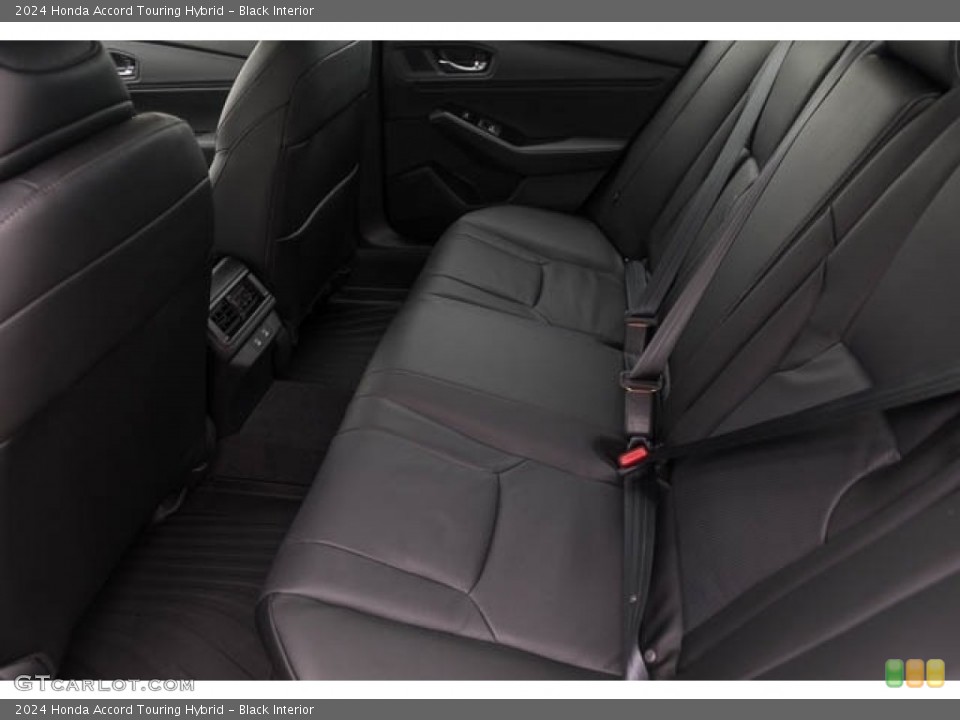 Black Interior Rear Seat for the 2024 Honda Accord Touring Hybrid #146646629