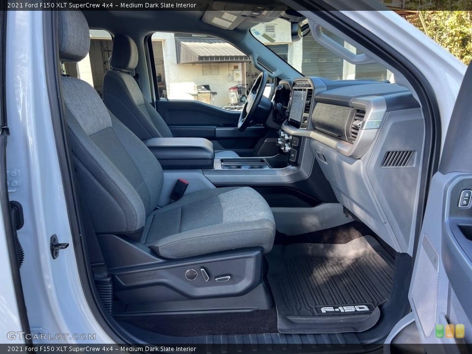 Medium Dark Slate 2021 Ford F150 Interiors
