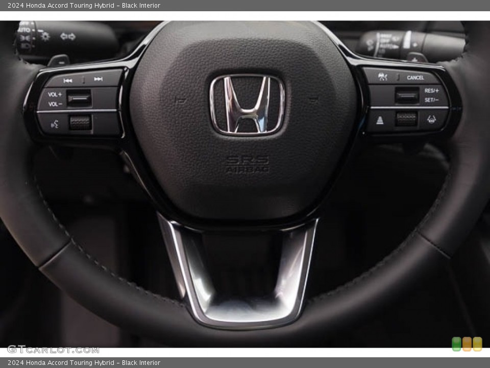 Black Interior Steering Wheel for the 2024 Honda Accord Touring Hybrid #146646684