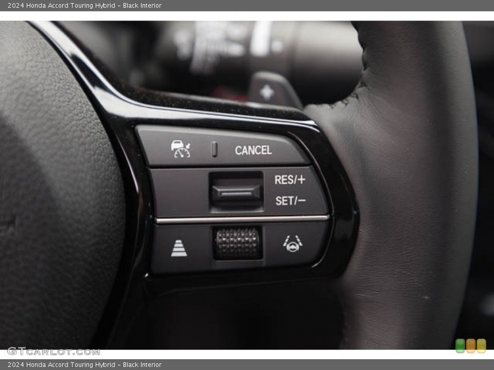 Black Interior Steering Wheel for the 2024 Honda Accord Touring Hybrid #146646725