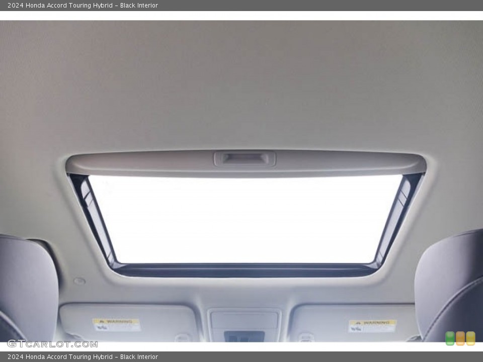 Black Interior Sunroof for the 2024 Honda Accord Touring Hybrid #146646808