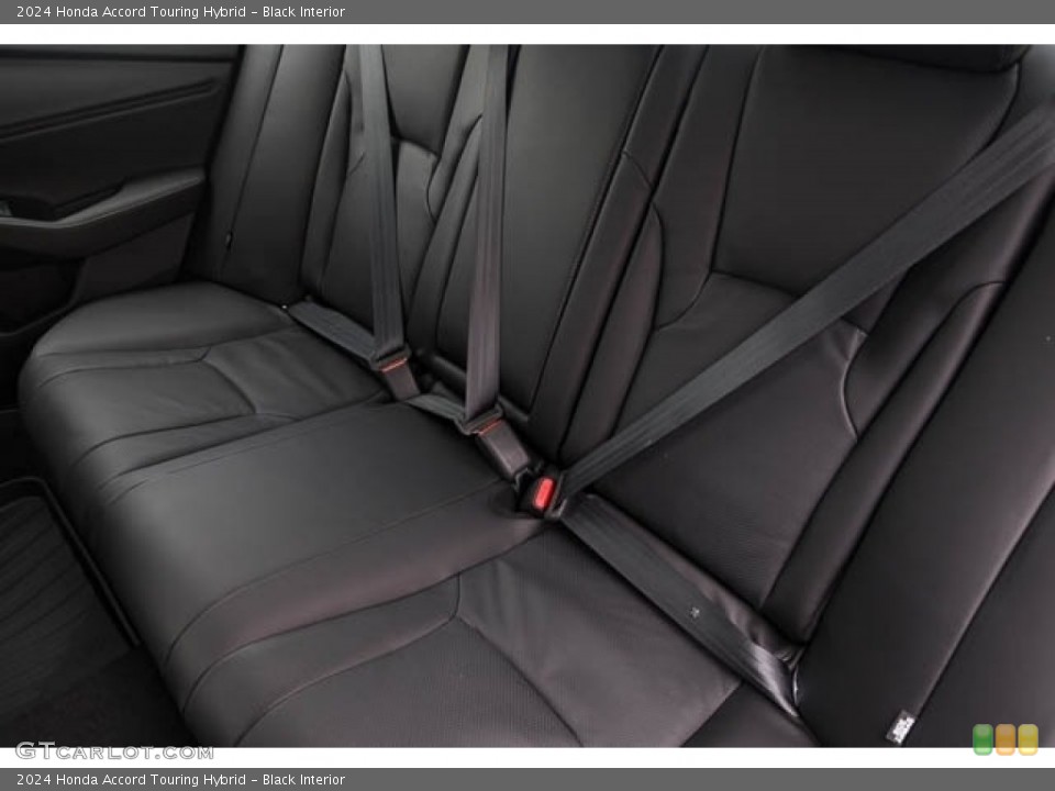 Black Interior Rear Seat for the 2024 Honda Accord Touring Hybrid #146646832