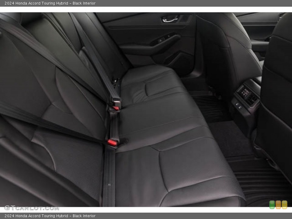 Black Interior Rear Seat for the 2024 Honda Accord Touring Hybrid #146646845