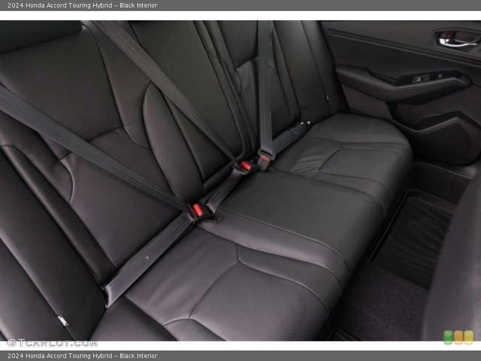 Black Interior Rear Seat for the 2024 Honda Accord Touring Hybrid #146646863