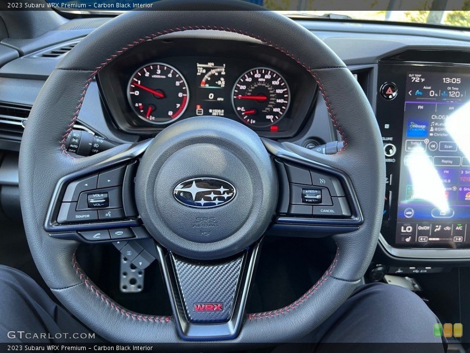 Carbon Black Interior Steering Wheel for the 2023 Subaru WRX Premium #146647493