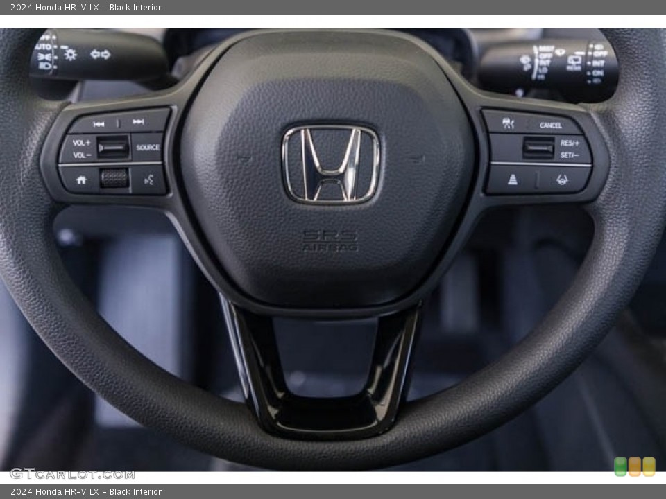 Black Interior Steering Wheel for the 2024 Honda HR-V LX #146647505