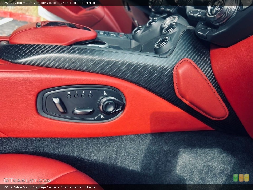 Chancellor Red Interior Controls for the 2019 Aston Martin Vantage Coupe #146647544
