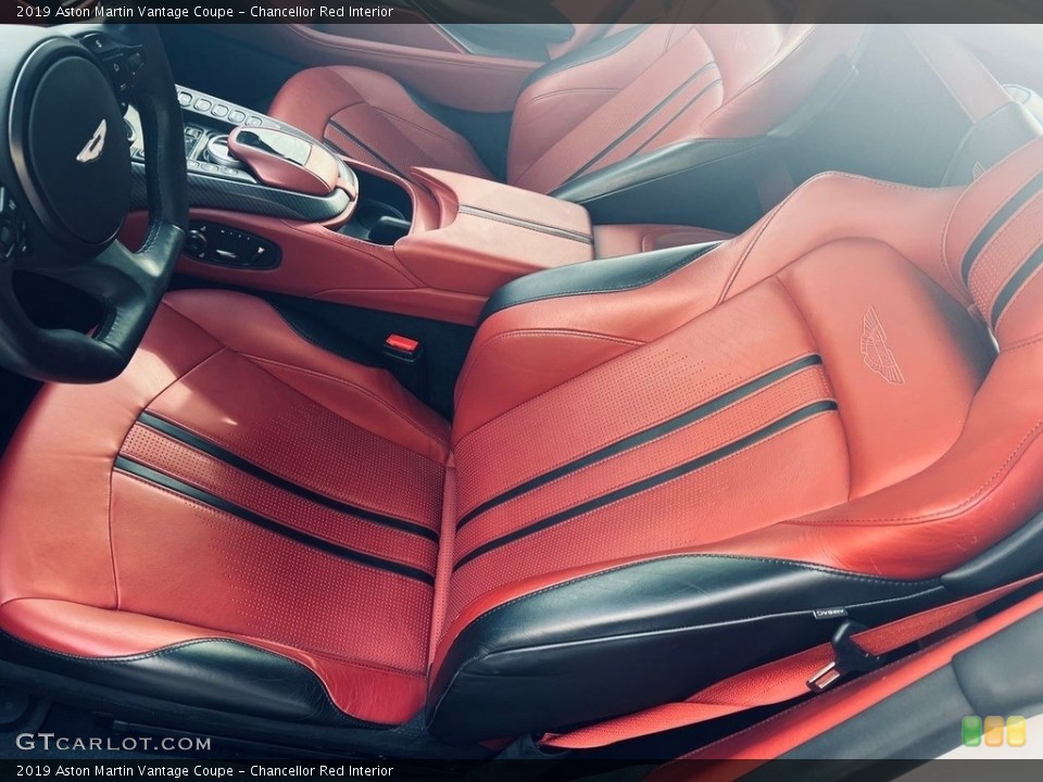 Chancellor Red Interior Front Seat for the 2019 Aston Martin Vantage Coupe #146647562
