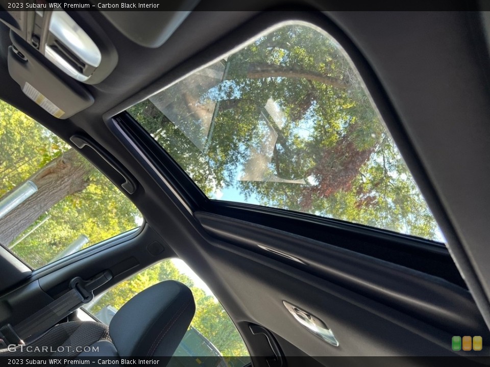 Carbon Black Interior Sunroof for the 2023 Subaru WRX Premium #146647712