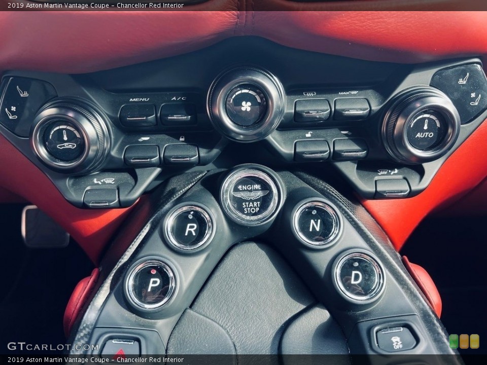 Chancellor Red Interior Transmission for the 2019 Aston Martin Vantage Coupe #146647769