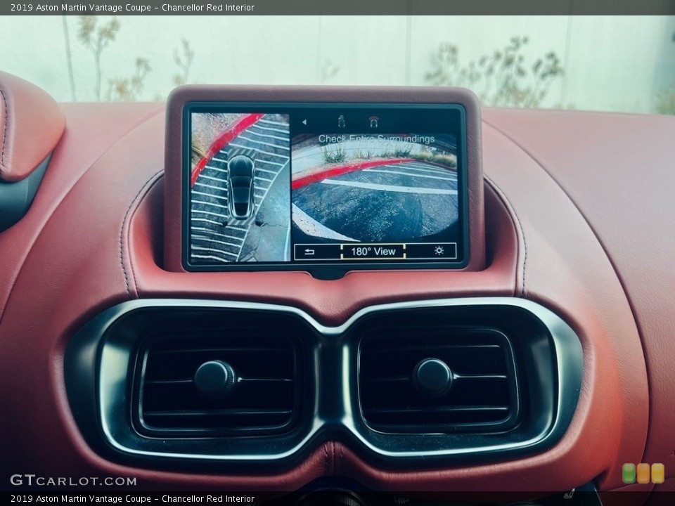 Chancellor Red Interior Controls for the 2019 Aston Martin Vantage Coupe #146647796